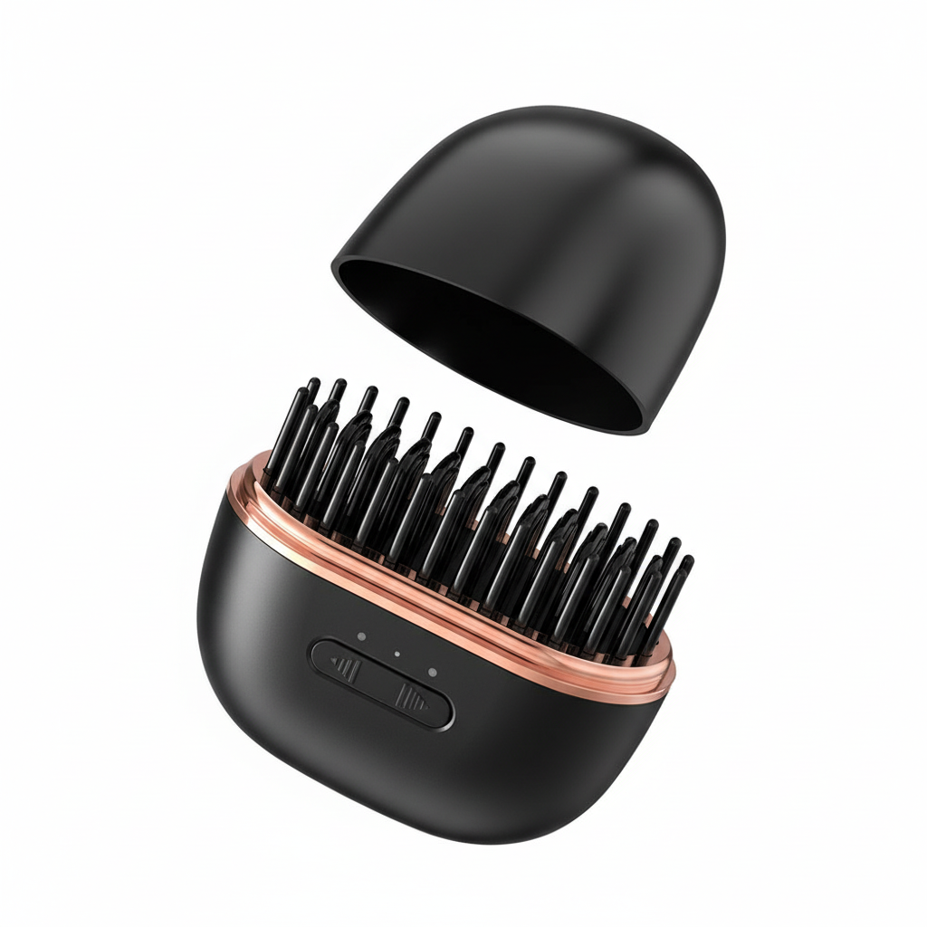 Mini Hair Straightening Comb Wireless Charging Portable Multifunctional Hair Care Not Hurt Hair Styling Comb Hair Straightener